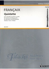 Quintette pour clarinette et quatuor a cordes, VP