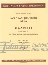 Quartet in C-dur (Oboe, Violine, Viola, Violoncello)