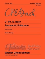 Sonate für Flöte solo Wq 132/H 562