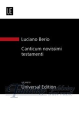 Canticum novissimi testamenti, SP