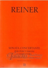 Sonata concertante per percussioni (1 essecutore - 1 hráč)