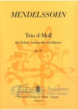 Piano Trio D minor op. 49, MWV Q 29