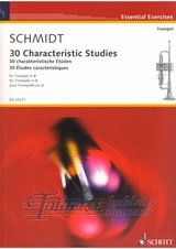 30 Characteristic Studies for Trumpet in B