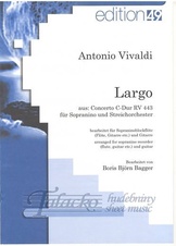 Largo aus Concerto C dur RV 433 für Sopranino und Streichorchester