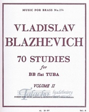 70 Studies for BB flat Tuba Volume 2