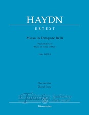 Missa in Tempore Belli Hob. XXII:9 (chorální partitura)