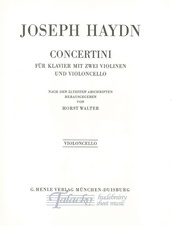 Concertini for Piano (Harpsichord) with two Violins and Violoncello