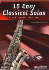 15 Easy Classical Solos Alto Saxophone and Piano + CD