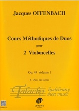 Cours méthodique de duos pour deux violoncelles Op.49 Vol.1