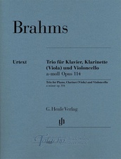 Trio for Piano, Clarinet (Viola) and Violoncello a-moll op.114