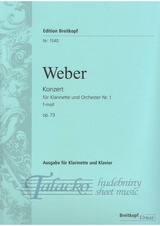 Clarinet Concerto No. 1 in F minor Op. 73