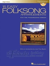 15 EASY FOLKSONG - HIGH VOICE+CD