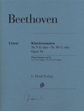 Piano Sonatas no. 9 in E major op. 14,1 and no. 10 in G major op. 14,2