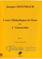 Cours méthodique de duos pour deux violoncelles Op.51