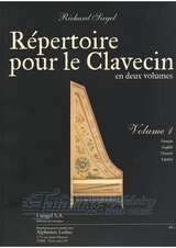 Répertoire pour le clavecin (en deux volumes) volume 1