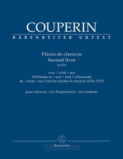 Pièces de clavecin. Second livre (1717) for Harpsichord