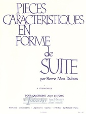 Pieces caractéristique en forme de suite no. 1: a l´éspagnole