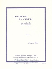 Concertino da camera pour saxophone alto et onze instruments