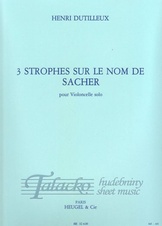 3 Strophes Sur Le Nom De Sacher