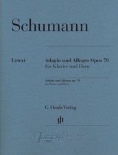 Adagio and Allegro op. 70 for Piano and Horn