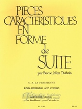 Pieces caractéristique en forme de suite no. 5: a la parisienne