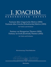 Fantasy on Hungarian Themes (1850), Fantasy on Irish Themes (1852) for Violin and Orchest