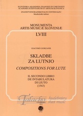 Compositions for Lute. Il secondo libro de intabulatura di liuto (1563)