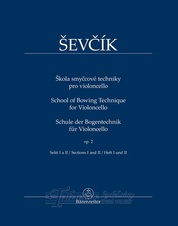 Škola smyčcové techniky pro violoncello op.2, sešit I a II