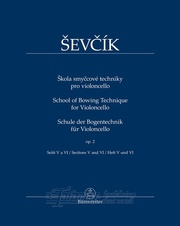Škola smyčcové techniky pro violoncello op.2, sešit V a VI