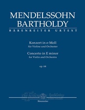 Concerto for Violin and Orchestra E minor op. 64