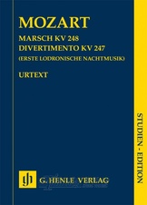 March K. 248,  Divertimento K. 247 (First Lodron Night Music), SP
