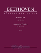 Sonata in F major for Pianoforte op. 54