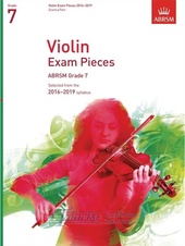 Violin Exam Pieces 2016–2019, ABRSM Grade 7, Score & Part