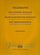 SIX CANON SONATAS
