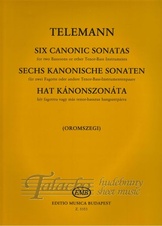 SIX CANON SONATAS