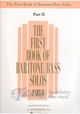 First Book of Baritone/Bass Solos, part 2