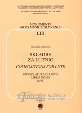 Compositions for Lute. Intabolatura di liuto. Libro primo (1561)