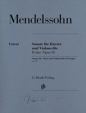 Sonata for Piano and Violoncello D major op. 58