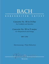 Concerto 3 in D major BWV 1054