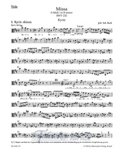 Mass in B minor BWV 232 (Viola)