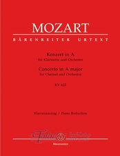 Concerto in A major for Clarinet and Orchestra A major KV 622