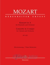 Concerto in A major for Clarinet and Orchestra A major KV 622
