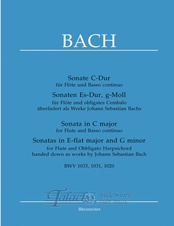 Sonatas BWV 1033, 1031, 1020