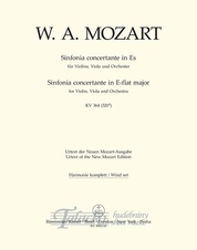 Sinfonia concertante E-flat major for Violin, Viola and Orchestra KV 364 (320d) (harmonie)