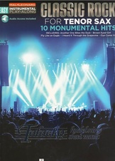 Hal Leonard Easy Instrumental Play-Along: Classic Rock for Tenor Sax (Book/Online Audio)