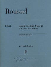 Joueurs de flûte op. 27 for Flute and Piano