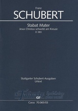 Stabat Mater Jesus Christus schwebt am Kreuze D 383