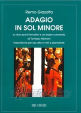 Adagio in sol minore (sax alto)