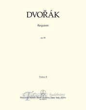 Requiem op. 89 (B 165) pro sóla, sbor a komorní orchestr (housle 2)