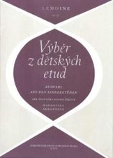 Výběr z dětských etud pro harmoniku op. 3